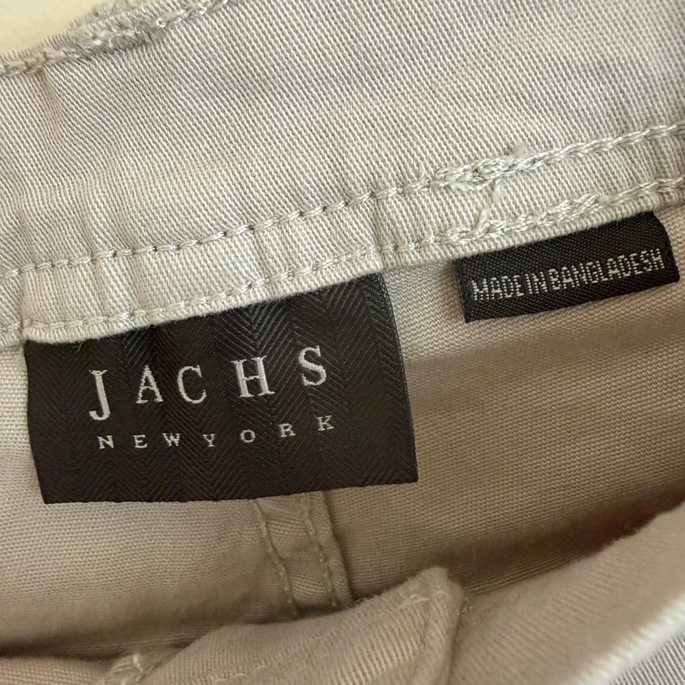 New Jachs New York Mens Slim‎ Fit 5-Pocket Pants Stone Beige 36x30 J23A-129 NWT